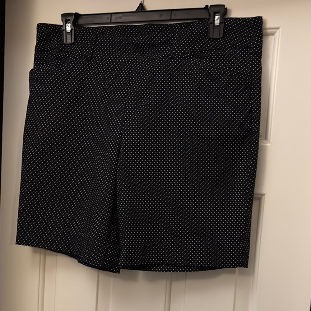 Women's Black and White Polka Dot Shorts